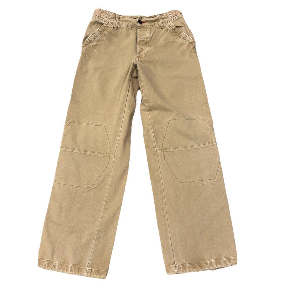 A. Kurtz Heavyweight Tan Canvas Military Inspired Pants Vintage 30x31 HN4-1502*